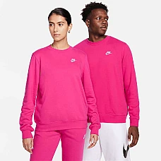 ДАМСКА БЛУЗА NIKE NSW CLUB FLC CREW STD FIREBERRY
