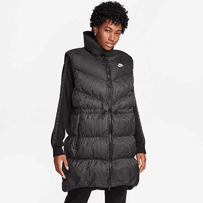 ДАМСКИ ЕЛЕК NIKE NSW ESSNTL ECDWN GS VEST BLACK