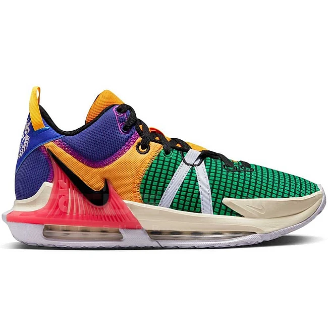 МЪЖКИ МАРАТОНКИ NIKE LEBRON WITNESS VII GREEN/ORANGE/BLUE