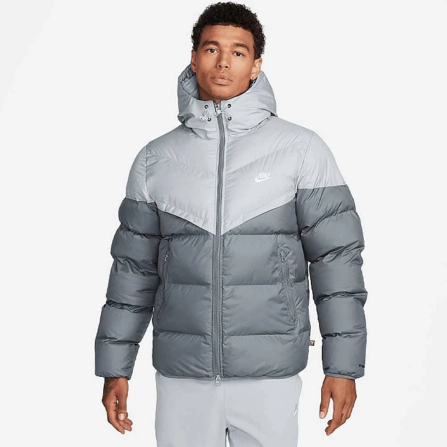 МЪЖКО ЯКЕ NIKE SF WR PL-FLD HD JKT LT SMOKE GREY