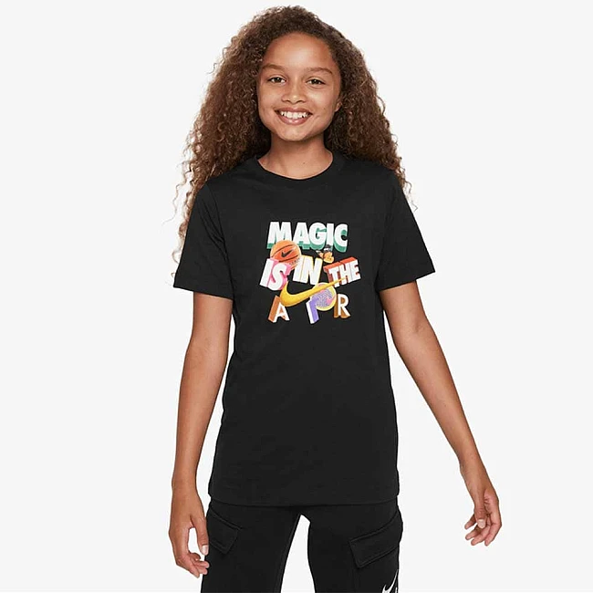 ДЕТСКА ТЕНИСКА ЗА МОМЧЕ NIKE WILDCARD 2 BLACK