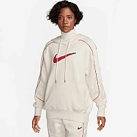 ДАМСКИ СУИТШЪРТ NIKE NSW OVERSIZED PULLOVER FLC HDY SAIL