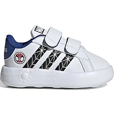 ДЕТСКИ МАРАТОНКИ ЗА МОМЧЕ ADIDAS ID8017 GRAND COURT SPIDER-MAN CF I БЕЛИ
