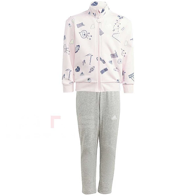 ДЕТСКИ СПОРТЕН ЕКИП ЗА МОМИЧЕ ADIDAS IN3304 LK BLUV TS РОЗОВ/СИВ