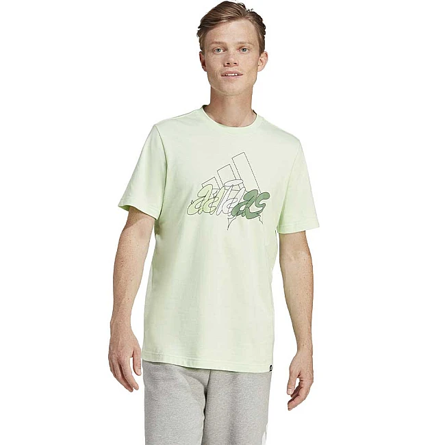 МЪЖКА ТЕНИСКА ADIDAS IN6243 M ILLUST BOS СВЕТЛОЗЕЛЕНА