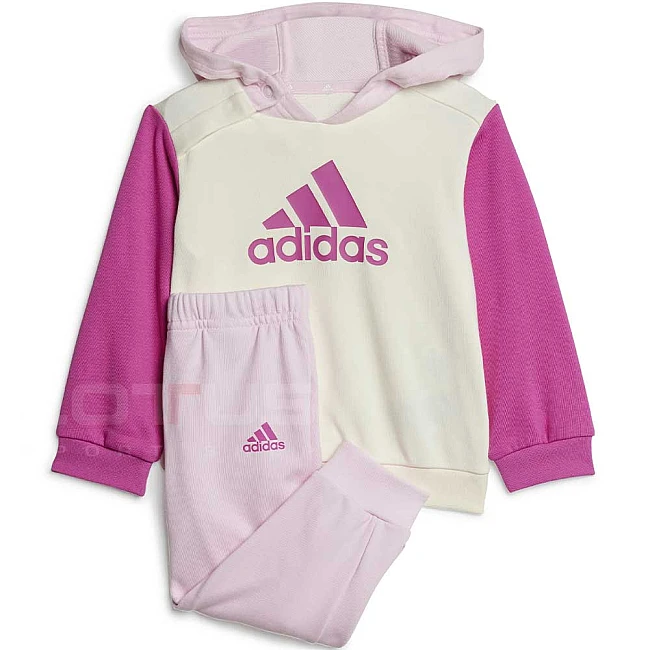 БЕБЕШКИ СПОРТЕН ЕКИП ЗА МОМИЧЕ ADIDAS IQ4084 I CB FT JOG РОЗОВ/ЦИКЛАМЕН