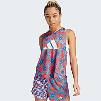 ДАМСКИ ПОТНИК ADIDAS IQ4494 FARM TRN TANK ЧЕРВЕН/СИН