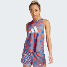 ДАМСКИ ПОТНИК ADIDAS IQ4494 FARM TRN TANK ЧЕРВЕН/СИН