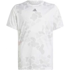 ДЕТСКА ТЕНИСКА ЗА МОМЧЕ ADIDAS IR7524 J TR-ES AOP T БЯЛА