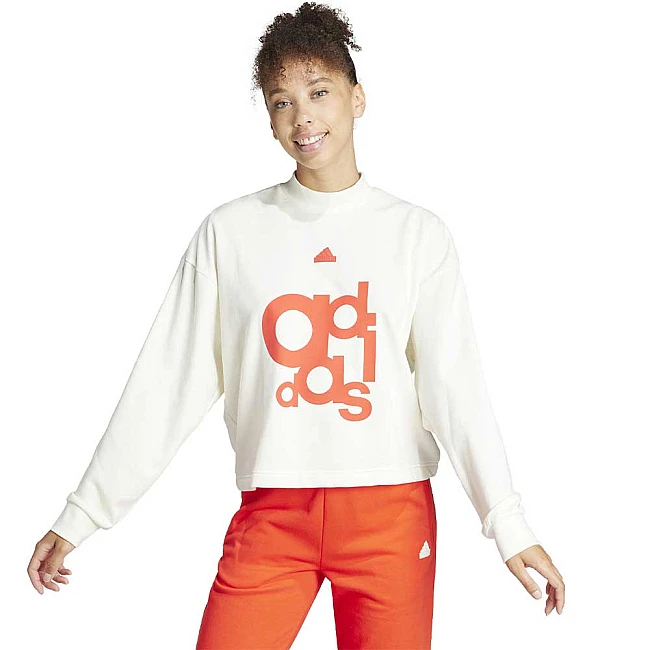 ДАМСКА БЛУЗА ADIDAS IS4284 W BLUV CREW БЯЛА