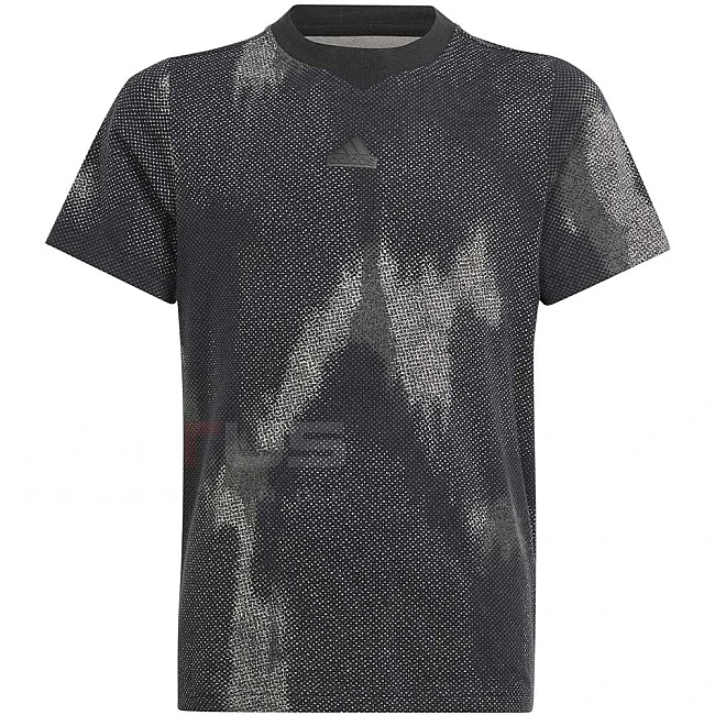 ДЕТСКА ТЕНИСКА ЗА МОМЧЕ ADIDAS IT9041 J FI AOP T ЧЕРНА