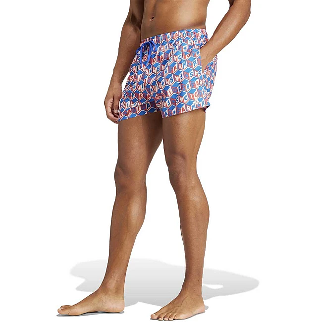 МЪЖКИ ПЛУВНИ ШОРТИ ADIDAS IU1198 FARM 3S CLX VSL СИНИ