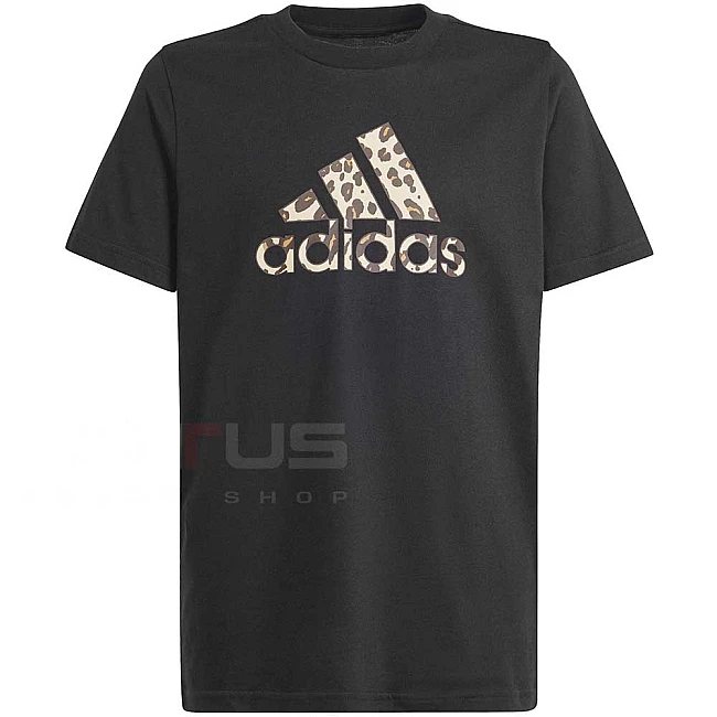 ДЕТСКА ТЕНИСКА ЗА МОМИЧЕ ADIDAS IW1376 G ANIMAL TEE ЧЕРНА