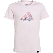 ДЕТСКА ТЕНИСКА ЗА МОМИЧЕ ADIDAS IM8380 GIRLS TRAIN TEE РОЗОВА