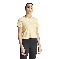 ДАМСКА ТЕНИСКА ADIDAS IS2181 AOP FLOWER TEE ЖЪЛТА