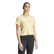 ДАМСКА ТЕНИСКА ADIDAS IS2181 AOP FLOWER TEE ЖЪЛТА