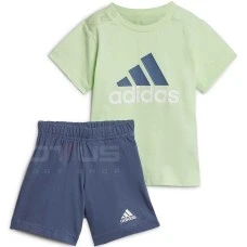 БЕБЕШКИ СПОРТЕН ЕКИП ЗА МОМЧЕ ADIDAS IS2512 I BL CO T SET ЗЕЛЕН/СИН
