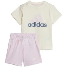 БЕБЕШКИ СПОРТЕН ЕКИП ЗА МОМИЧЕ ADIDAS IS2513 I BL CO T SET ЖЪЛТ/РОЗОВ