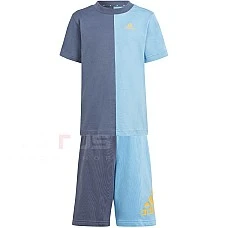ДЕТСКИ СПОРТЕН ЕКИП ЗА МОМЧЕ ADIDAS IS2677 LK CB T SET СИН/ЖЪЛТ