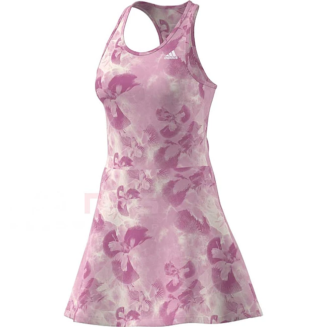 ДАМСКА РОКЛЯ ADIDAS IS4247 W AOP DRESS РОЗОВА