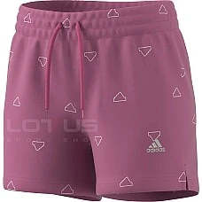 ДАМСКИ КЪСИ ПАНТАЛОНИ ADIDAS IV6107 W MNG FT SHO ТЪМНОРОЗОВИ