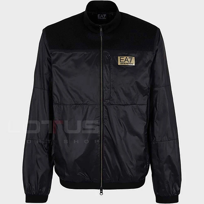 МЪЖКО ГОРНИЩЕ EA7 EMPORIO ARMANI 3DPB05 TRAIN GOLD LABEL M T-TOP FZ PA ЧЕРНО
