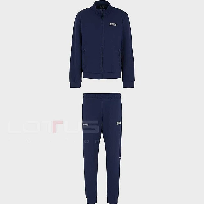 МЪЖКИ СПОРТЕН ЕКИП EA7 EMPORIO ARMANI 3DPV60 NATURAL VENTUS7 M T-SUIT T-TOP FZ CH ТЪМНОСИН