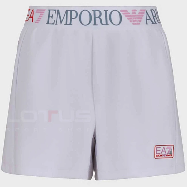 ДАМСКИ КЪСИ ПАНТАЛОНИ EA7 EMPORIO ARMANI 3DTS63 NATURAL VENTUS7 W SHORTS БЕЛИ