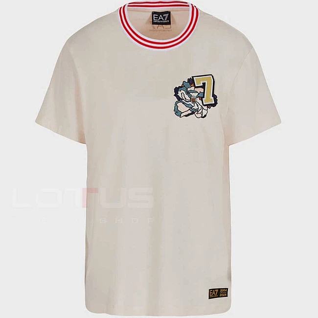 ДАМСКА ТЕНИСКА EA7 EMPORIO ARMANI 3DTT11 TRAIN 20TH YEAR ANNIVERSARY W TEE SS РОЗОВА