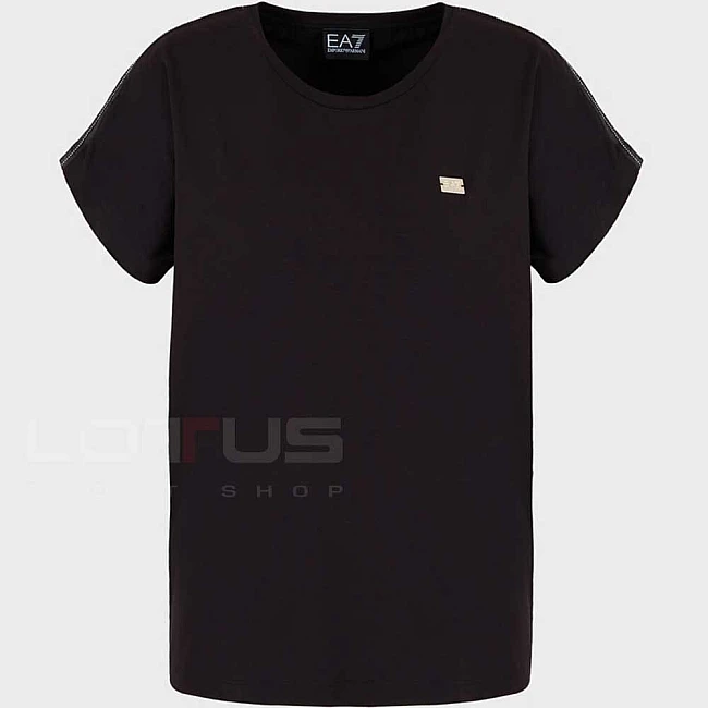 ДАМСКА ТЕНИСКА EA7 EMPORIO ARMANI 3DTT41 TRAIN PRECIOUS W TEE SS ЧЕРНА