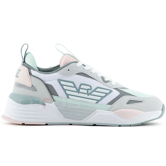 ДАМСКИ МАРАТОНКИ EA7 EMPORIO ARMANI X8X070 ACE RUNNER СИВИ