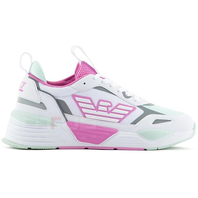 ДАМСКИ МАРАТОНКИ EA7 EMPORIO ARMANI X8X070 ACE RUNNER БЕЛИ