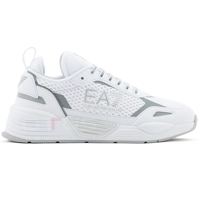 ДАМСКИ МАРАТОНКИ EA7 EMPORIO ARMANI X8X159 ACE RUNNER MESH БЕЛИ
