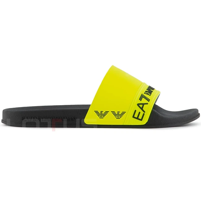 МЪЖКИ ЧЕХЛИ EA7 EMPORIO ARMANI XCP011 WATER SPORTS TAPE ЧЕРНИ/ЕЛЕКТРИКОВО ЗЕЛЕНИ