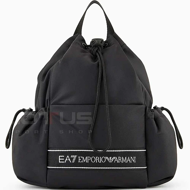 ДАМСКА РАНИЦА EA7 EMPORIO ARMANI 289500 TRAIN LOGO TAPE W BACKPACK ЧЕРНА