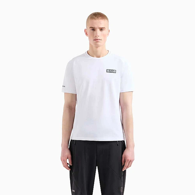 МЪЖКА ТЕНИСКА EA7 EMPORIO ARMANI 3DPT24 NATURAL VENTUS7 M TEE SS ST БЯЛА