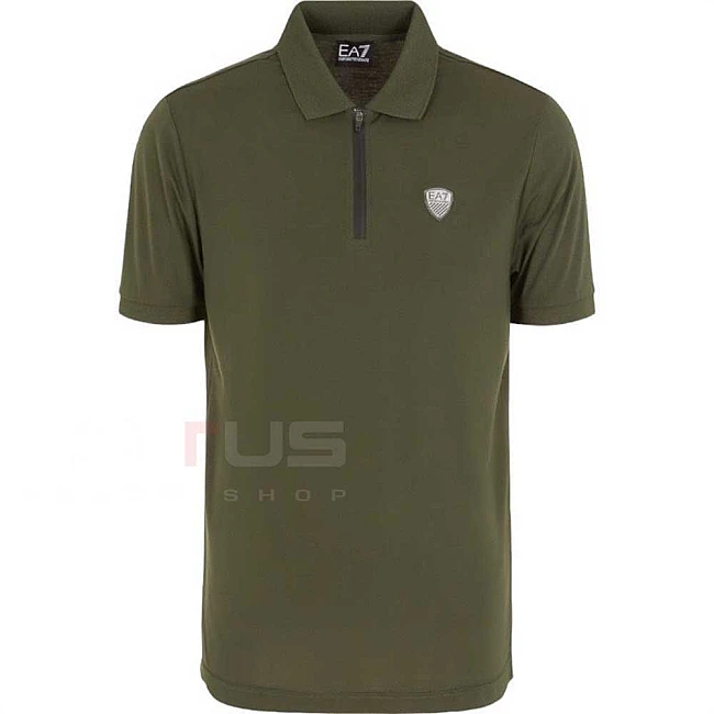МЪЖКА ТЕНИСКА EA7 EMPORIO ARMANI 8NPF13 TRAIN PREMIUM SHIELD M POLO VI PA ЗЕЛЕНА