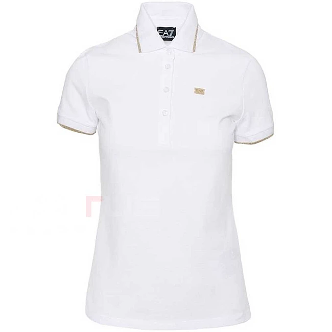 ДАМСКА ТЕНИСКА EA7 EMPORIO ARMANI 3DTF04 TRAIN COSTA SMERALDA W POLO SS БЯЛА