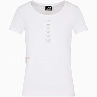 ДАМСКА ТЕНИСКА EA7 EMPORIO ARMANI 3DTT20 TRAIN LOGO SERIES W TEE SS MULTILOGO БЯЛА