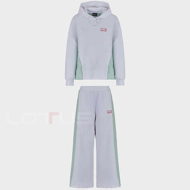 ДАМСКИ СПОРТЕН ЕКИП EA7 EMPORIO ARMANI 3DTV58 TRAIN TRACKSUIT W HO RN OH CONTEMPORARY SPORT БЯЛ/ЗЕЛЕН