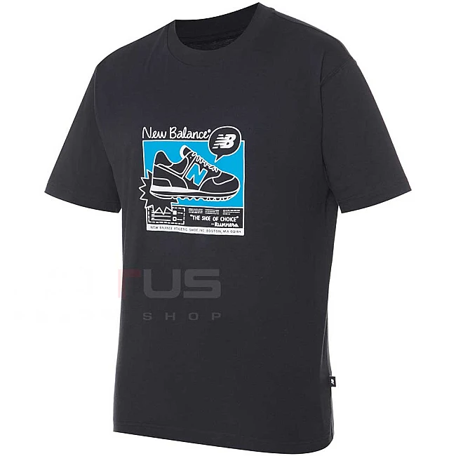 МЪЖКА ТЕНИСКА NEW BALANCE MT41593BK AD RELAXED TEE ЧЕРНА