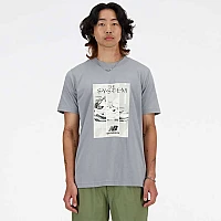 МЪЖКА ТЕНИСКА NEW BALANCE MT41595YST POSTER TEE ТЪМНОСИВА