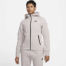 ДАМСКО ГОРНИЩЕ NIKE NSW TCH FLC WR FZ HDY БЛЕДОЛИЛАВО