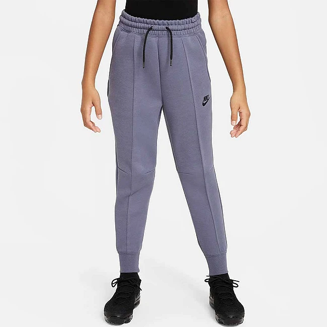 ДЕТСКО ДОЛНИЩЕ ЗА МОМИЧЕ NIKE NSW TCH FLC JGGR СИВО-СИНЬО