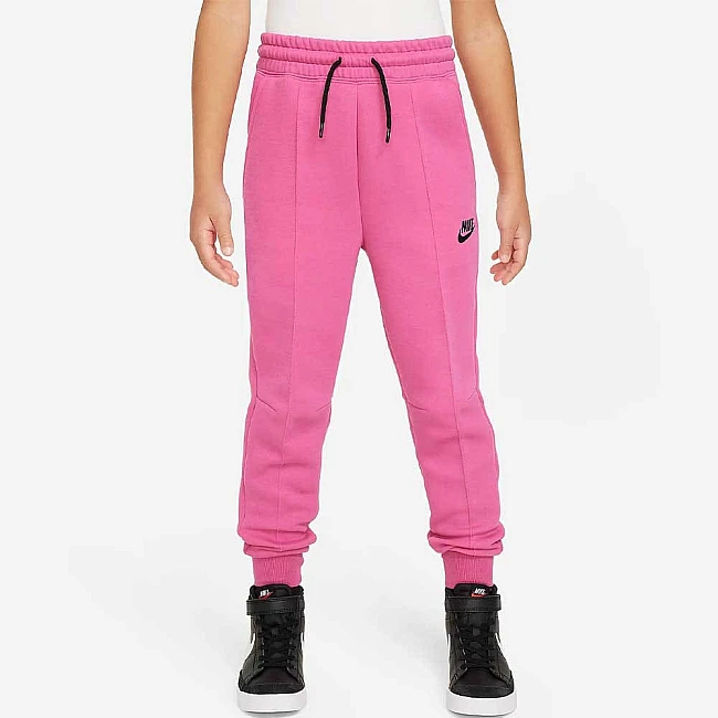 ДЕТСКО ДОЛНИЩЕ ЗА МОМИЧЕ NIKE NSW TCH FLC JGGR РОЗОВО