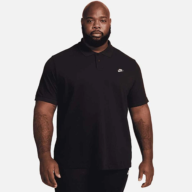 МЪЖКА ТЕНИСКА NIKE CLUB SS POLO PIQUE ЧЕРНА
