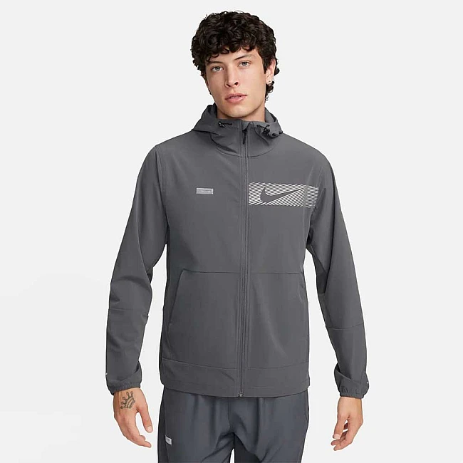 МЪЖКО ГОРНИЩЕ NIKE RPL FLSH UNLIMITED HD JKT СИВО