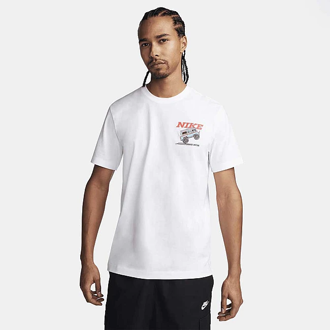 МЪЖКА ТЕНИСКА NIKE NSW TEE SOLE RALLY LBR БЯЛА
