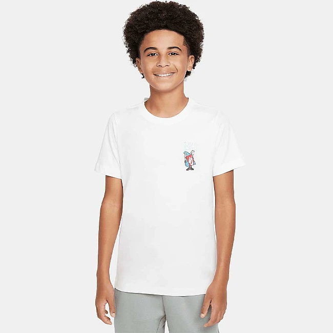 ДЕТСКА ТЕНИСКА ЗА МОМЧЕ NIKE NSW TEE BOXY 3 БЯЛА