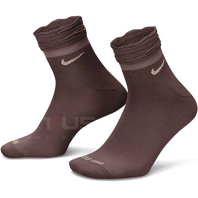 ДАМСКИ ЧОРАПИ NIKE EVERYDAY ANKLE 1PK - 144 КАФЯВИ